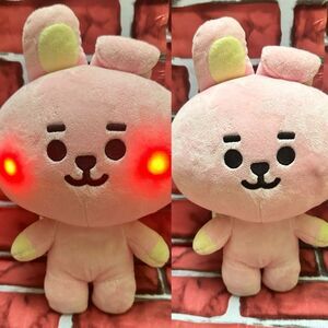 BT21 Cooky light up plush stuffed animal toy